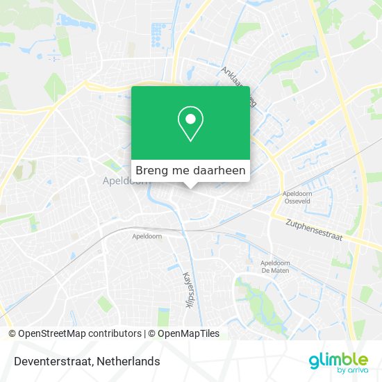Deventerstraat kaart
