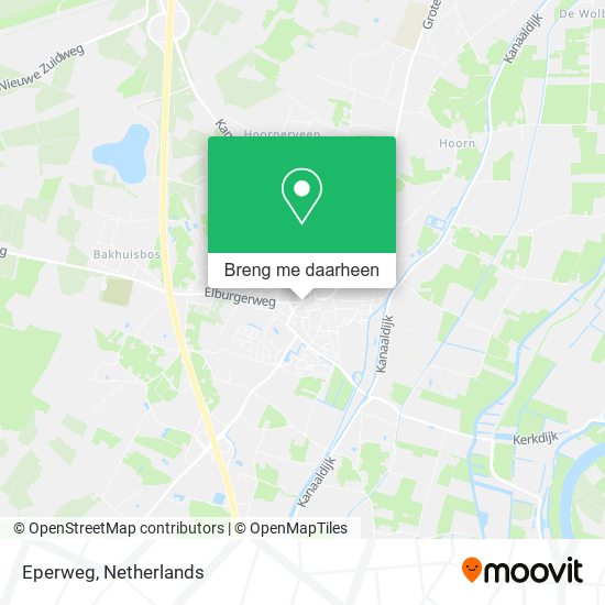 Eperweg kaart