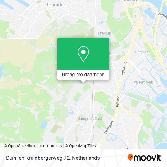 Duin- en Kruidbergerweg 72 kaart