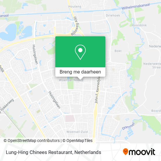 Lung-Hing Chinees Restaurant kaart