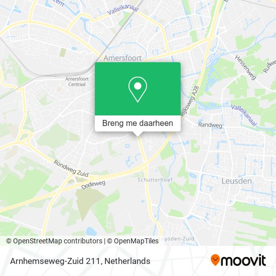 Arnhemseweg-Zuid 211 kaart