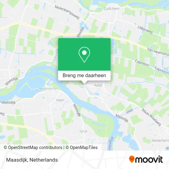 Maasdijk kaart