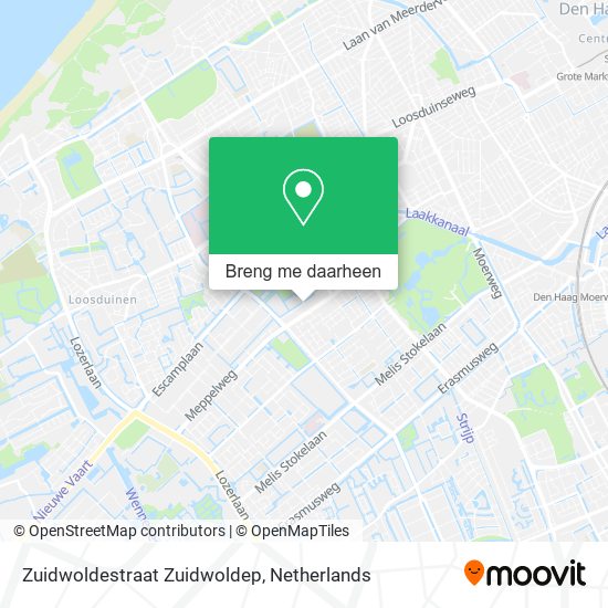 Zuidwoldestraat Zuidwoldep kaart