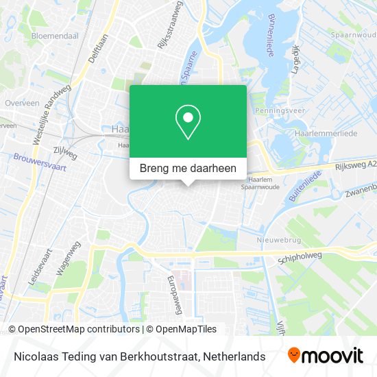 Nicolaas Teding van Berkhoutstraat kaart