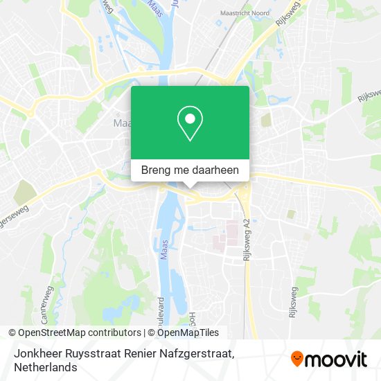 Jonkheer Ruysstraat Renier Nafzgerstraat kaart