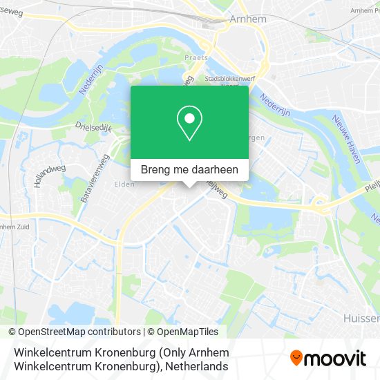 Winkelcentrum Kronenburg (Only Arnhem Winkelcentrum Kronenburg) kaart