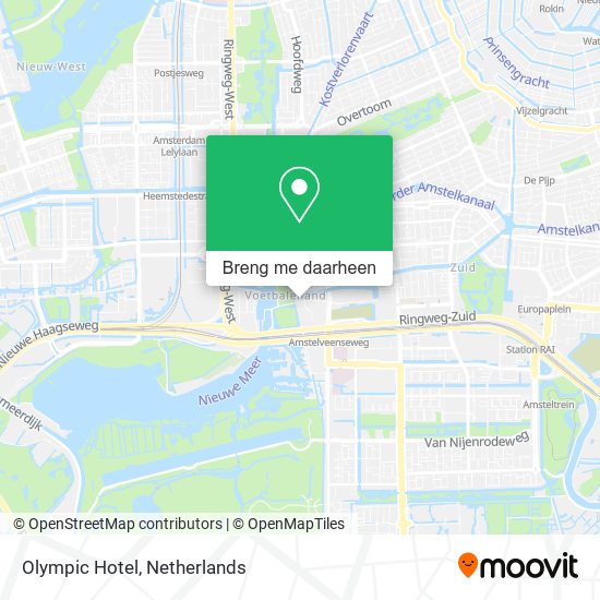 Olympic Hotel kaart