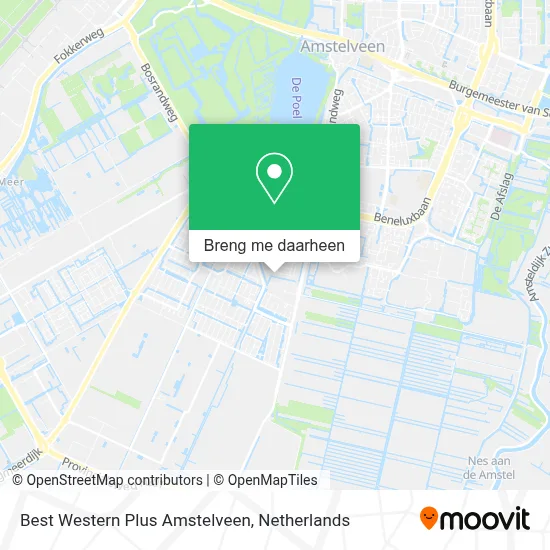 Best Western Plus Amstelveen kaart