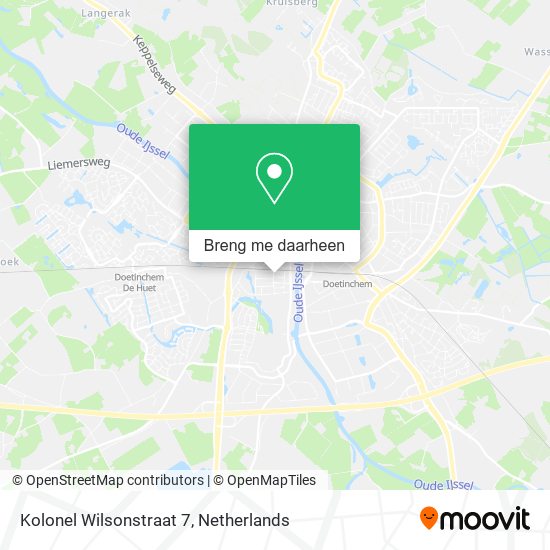 Kolonel Wilsonstraat 7 kaart