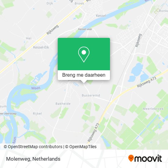 Molenweg kaart