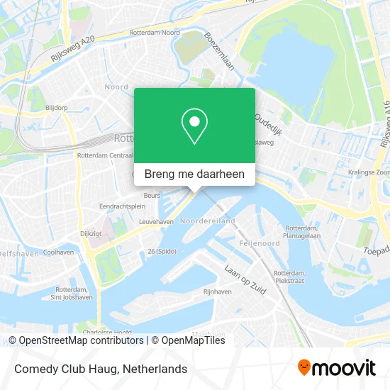 Comedy Club Haug kaart