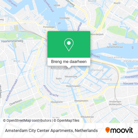 Amsterdam City Center Apartments kaart