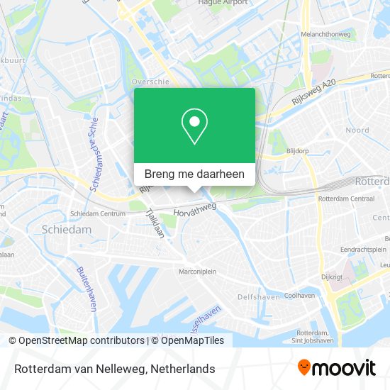 Rotterdam van Nelleweg kaart