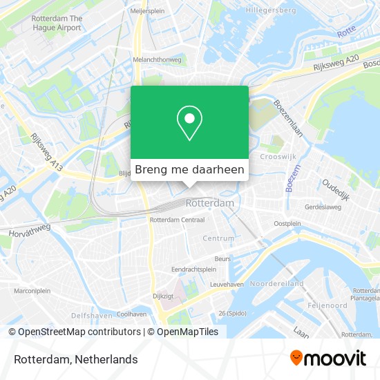 Rotterdam kaart