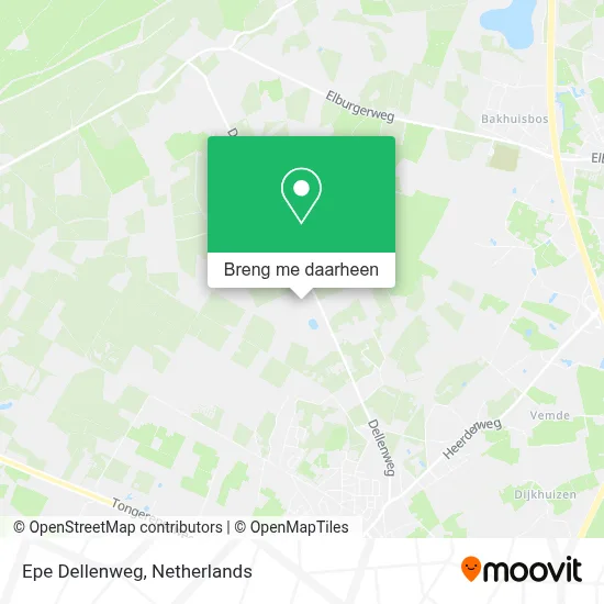 Epe Dellenweg kaart