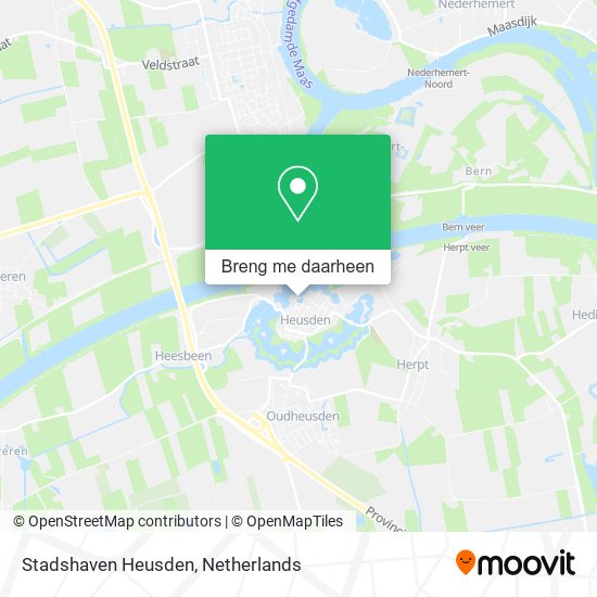 Stadshaven Heusden kaart