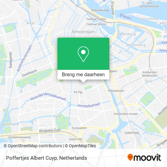 Poffertjes Albert Cuyp kaart