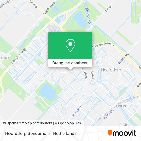 Hoofddorp Sonderholm kaart