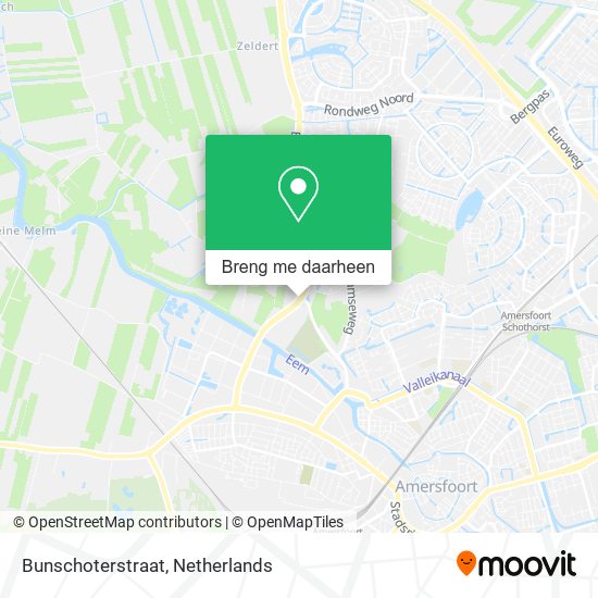 Bunschoterstraat kaart