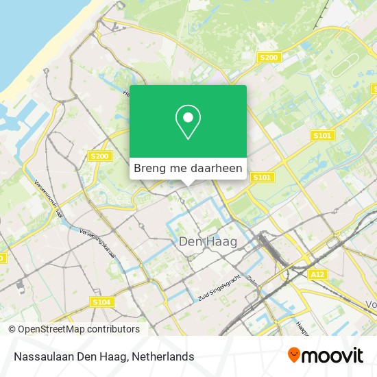 Nassaulaan Den Haag kaart