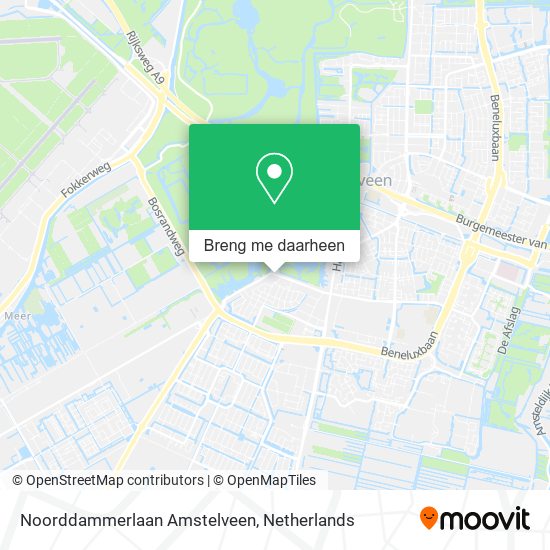 Noorddammerlaan Amstelveen kaart