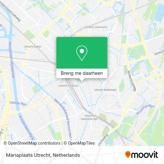Mariaplaats Utrecht kaart