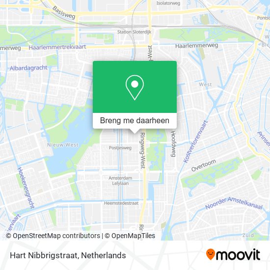 Hart Nibbrigstraat kaart