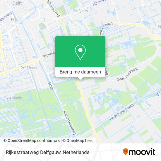 Rijksstraatweg Delfgauw kaart