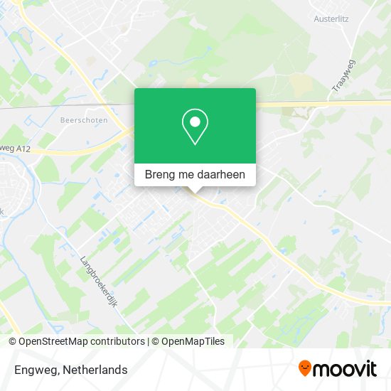 Engweg kaart