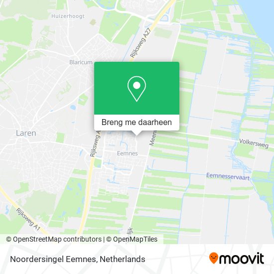 Noordersingel Eemnes kaart