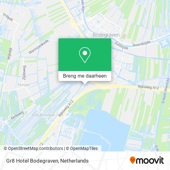 Gr8 Hotel Bodegraven kaart
