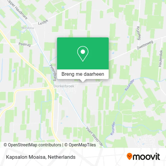 Kapsalon Moaisa kaart