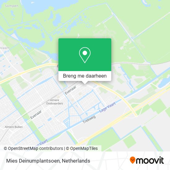 Mies Deinumplantsoen kaart