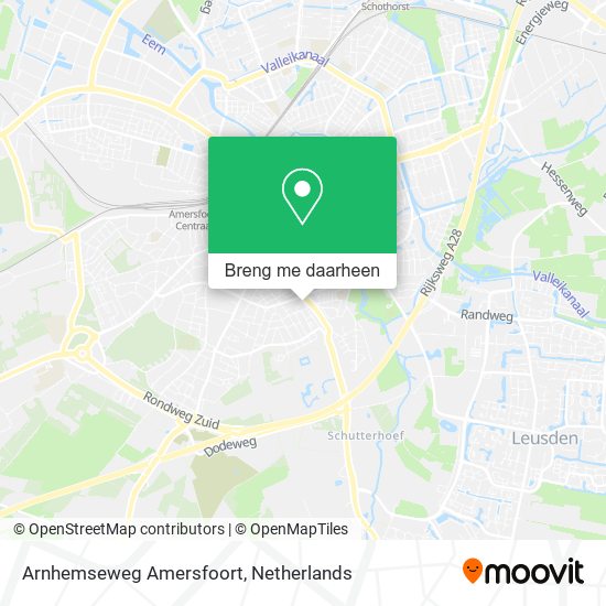 Arnhemseweg Amersfoort kaart