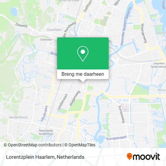 Lorentzplein Haarlem kaart