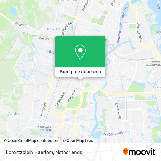Lorentzplein Haarlem kaart