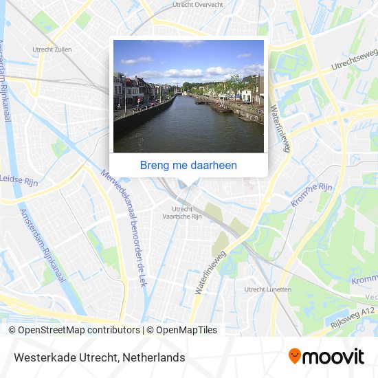Westerkade Utrecht kaart