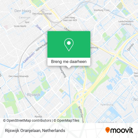 Rijswijk Oranjelaan kaart