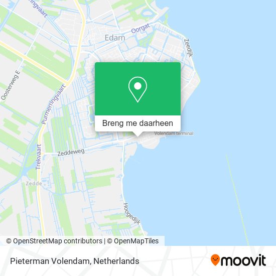 Pieterman Volendam kaart