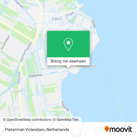 Pieterman Volendam kaart