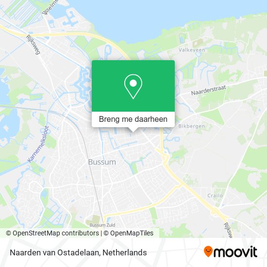 Naarden van Ostadelaan kaart