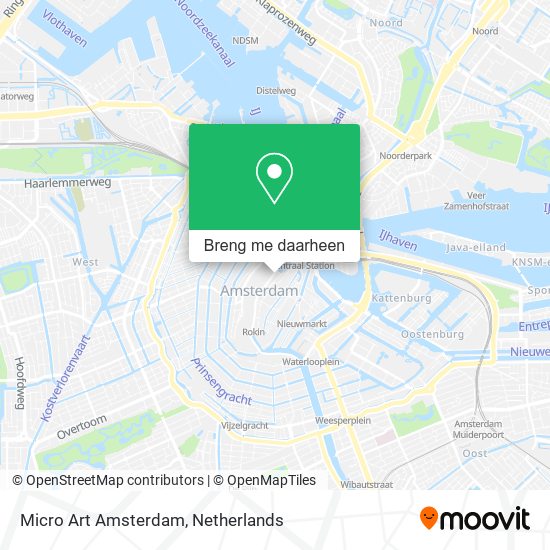 Micro Art Amsterdam kaart