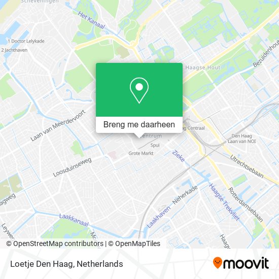 Loetje Den Haag kaart