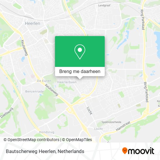 Bautscherweg Heerlen kaart