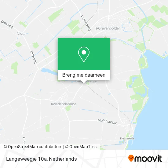 Langeweegje 10a kaart