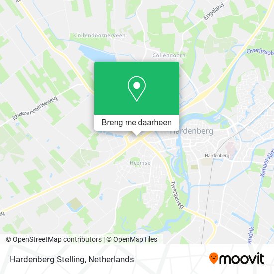 Hardenberg Stelling kaart