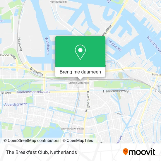 The Breakfast Club kaart