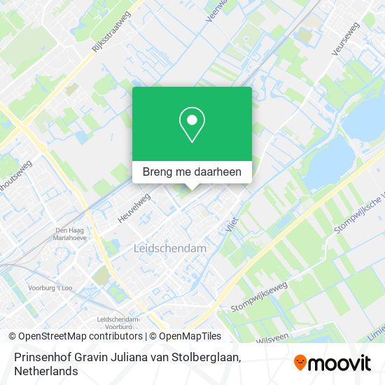 Prinsenhof Gravin Juliana van Stolberglaan kaart