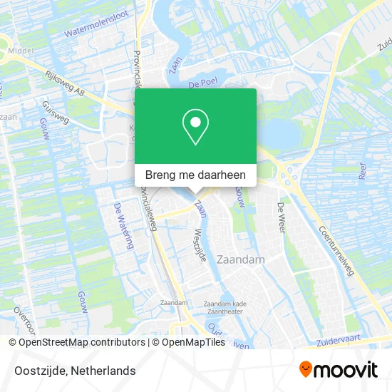 Oostzijde kaart