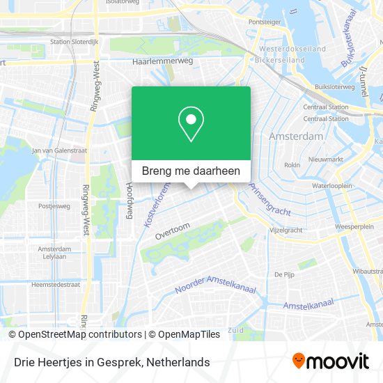 Drie Heertjes in Gesprek kaart